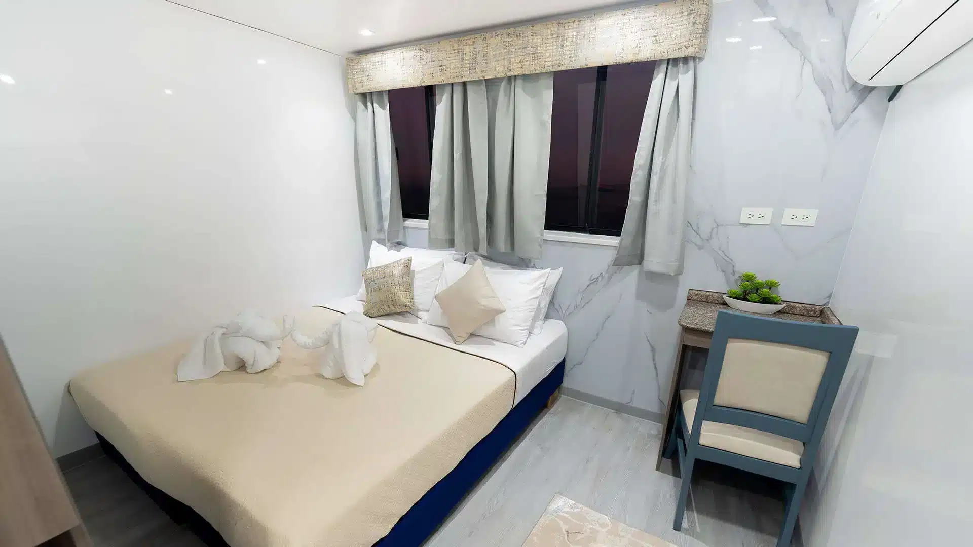 anahi yacht catamaran standard cabin accommodation