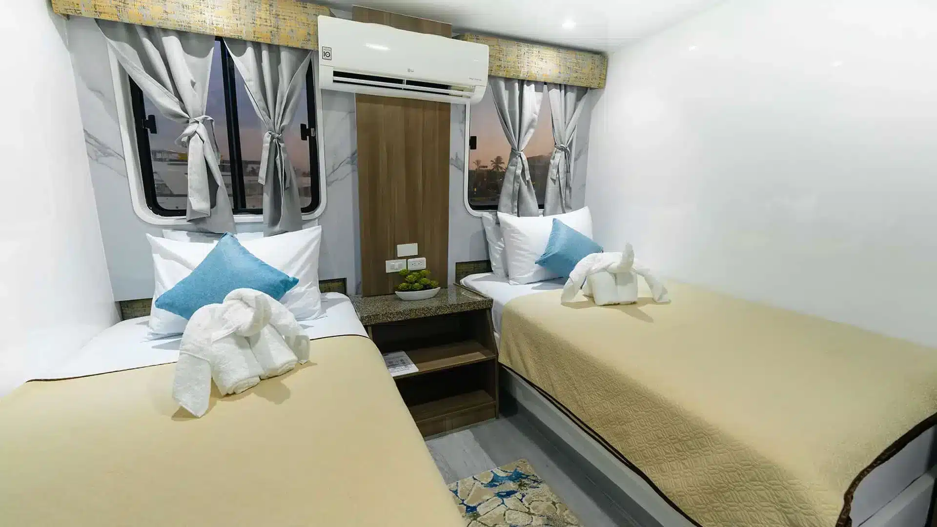 anahi yacht catamaran standard cabin accommodation
